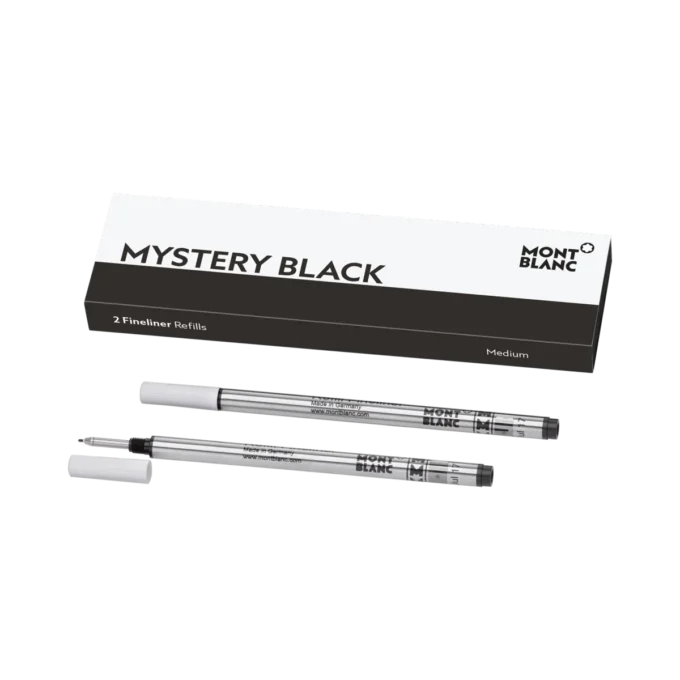 2 ricariche per penna a punta fine, Mystery Black – Medium
