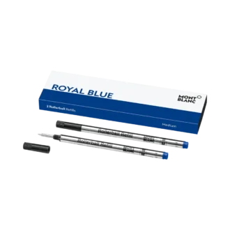 2 ricariche per penna roller, blu reale – Fine