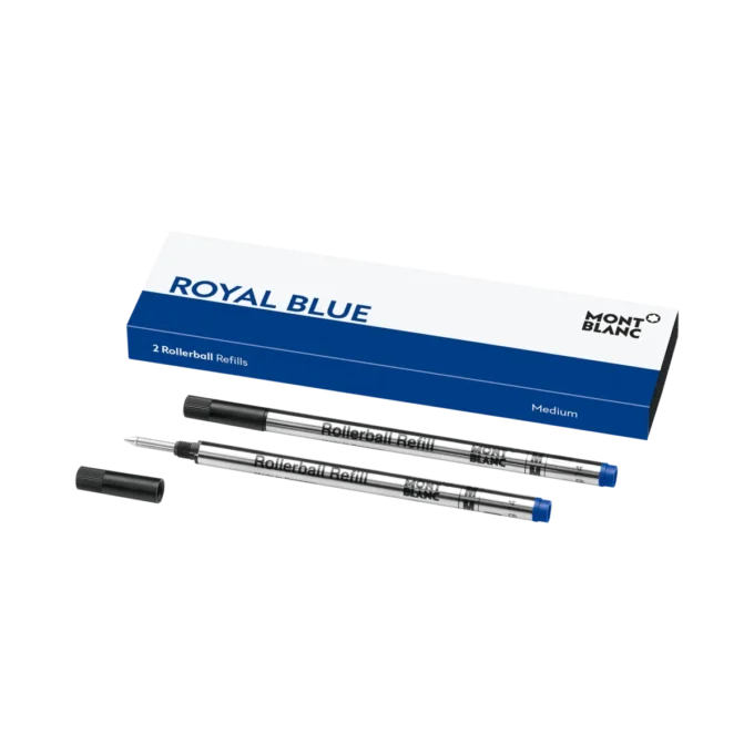 2 ricariche per penna roller, blu reale – Fine