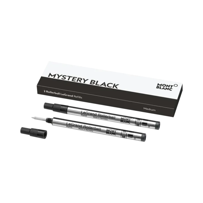 2 ricariche per penna roller LeGrand, Mystery Black – Fine