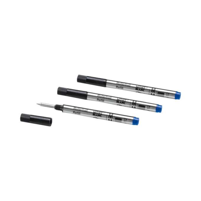 3 ricariche Rollerball Small, Royal Blue – Medium