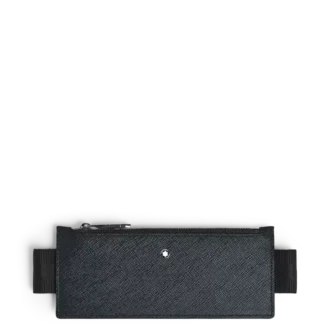 Astuccio per penne Sartorial 2 con cerniera ed elastico