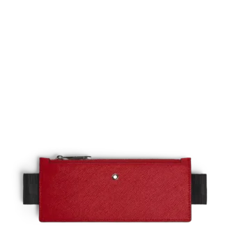 Astuccio per penne Sartorial 2 con cerniera ed elastico