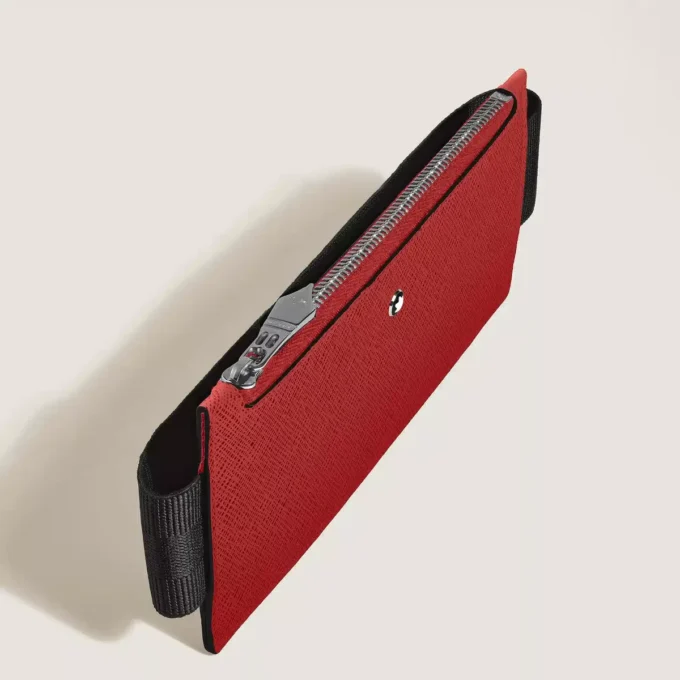 Astuccio per penne Sartorial 2 con cerniera ed elastico