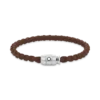 Bracciale Large, pelle morbida, marrone fauve
