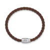 Bracciale Large, pelle morbida, marrone fauve