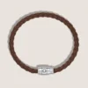 Bracciale Small, pelle morbida, marrone fauve