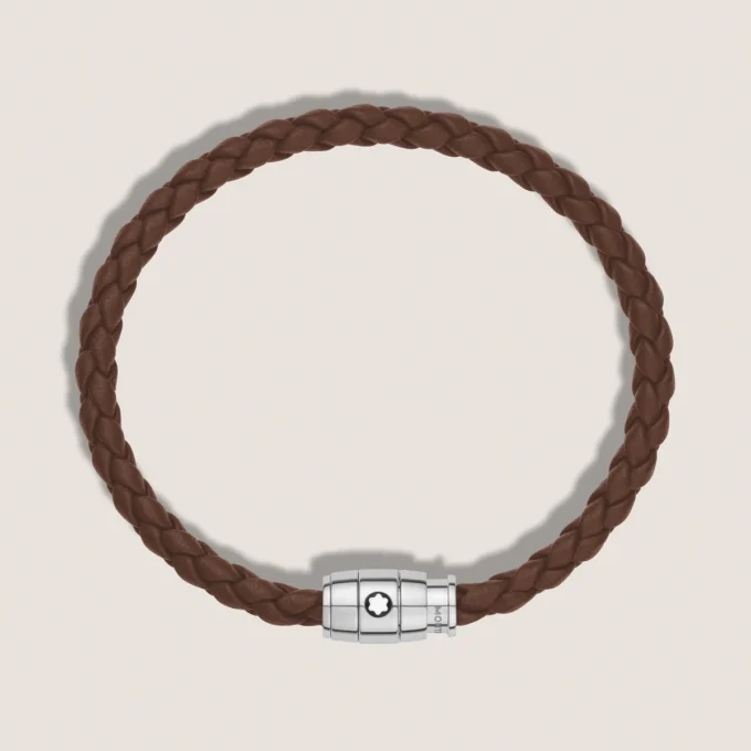 Bracciale Small, pelle morbida, marrone fauve