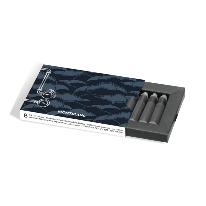 Cartucce d’inchiostro Meisterstück Around the World in 80 Days, blu – confezione da 8 unità