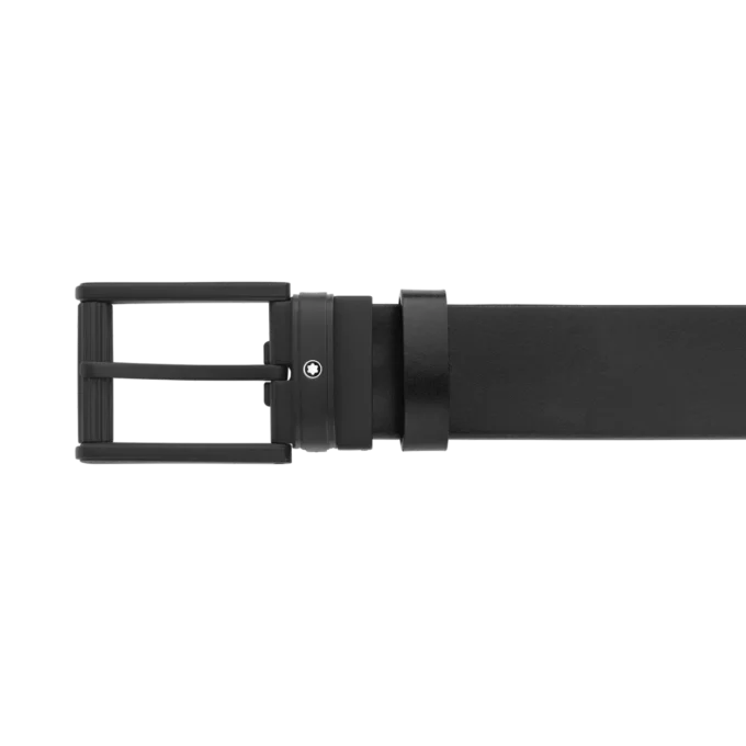 Cintura reversibile in pelle blu/nera da 35 mm Cintura reversibile in pelle blu/nera da 35 mm