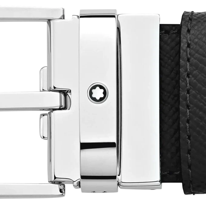 Cintura reversibile in pelle nera/marrone da 35 mm Cintura reversibile in pelle nera/marrone da 35 mm