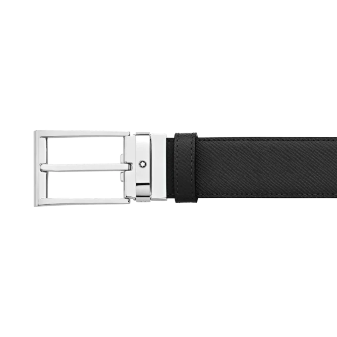 Cintura reversibile in pelle nera/marrone da 35 mm Cintura reversibile in pelle nera/marrone da 35 mm