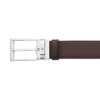 Cintura reversibile in pelle nera/marrone da 35 mm Cintura reversibile in pelle nera/marrone da 35 mm