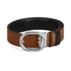 Cintura reversibile L’Ovale 35 mm in pelle Sartorial
