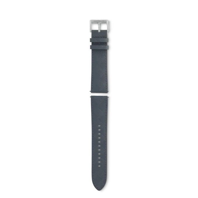 Cinturino in pelle di vitello grigio Montblanc Extreme 3.0 con fibbia ad ardiglione