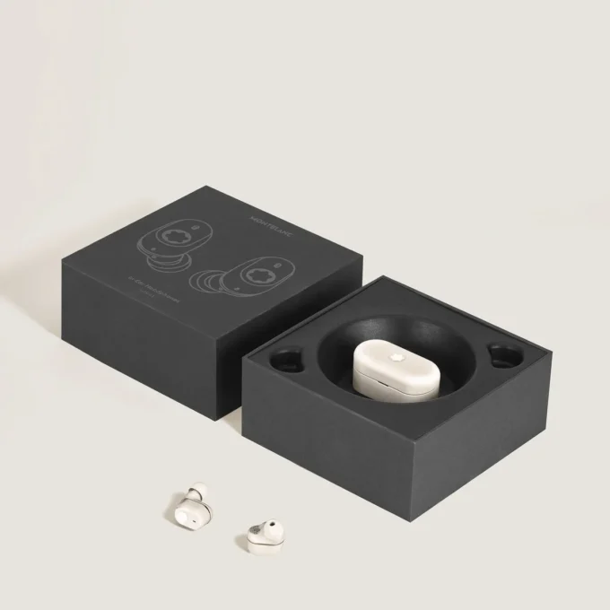 Cuffie intrauricolari Montblanc MTB 03 Colore avorio