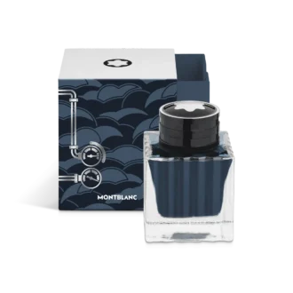 Flacone di inchiostro Meisterstück Around the World in 80 Days, Coal Blue – 50 ml