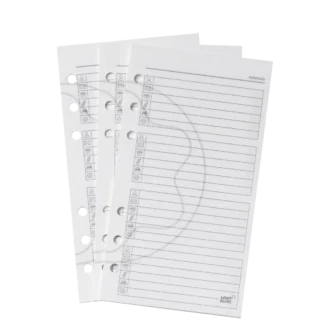 Fogli per indirizzi e numeri di telefono medi