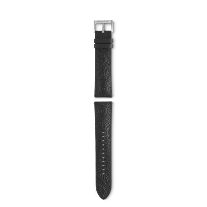 Il giro del mondo in 80 giorni Edizione Year 2 – Cinturino in pelle di vitello con fibbia ad ardiglione grigia Il giro del mondo in 80 giorni Edizione Year 2 – Cinturino in pelle di vitello con fibbia ad ardiglione grigia