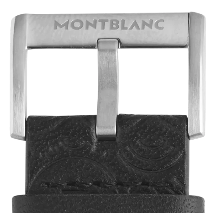 Il giro del mondo in 80 giorni Edizione Year 2 – Cinturino in pelle di vitello con fibbia ad ardiglione grigia Il giro del mondo in 80 giorni Edizione Year 2 – Cinturino in pelle di vitello con fibbia ad ardiglione grigia