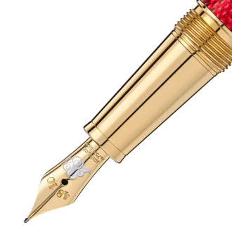 Meisterstück Solitaire Doué Red Hour Classique Fountain Pen F Edizione speciale