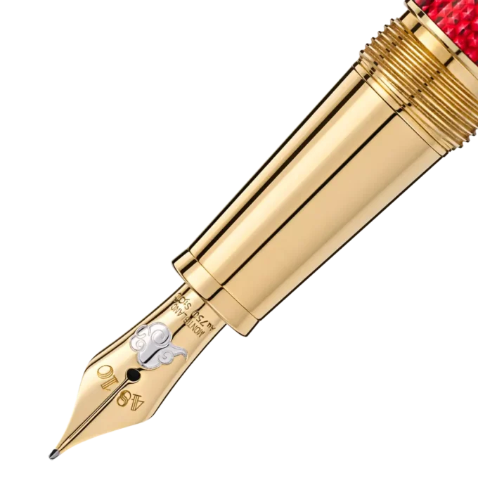 Meisterstück Solitaire Doué Red Hour Classique Fountain Pen F Edizione speciale