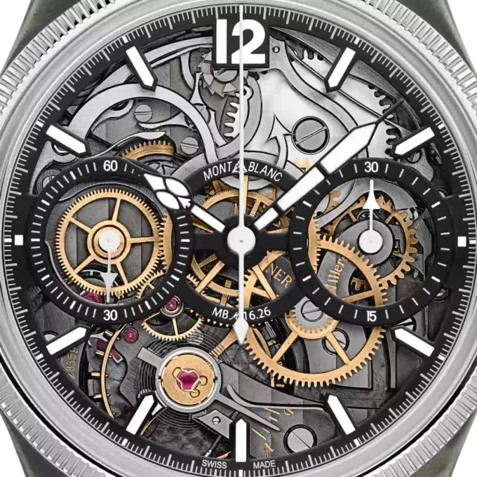 Montblanc 1858 The Unveiled Secret Minerva Monopusher Chronograph Limited Edition – 88 pezzi