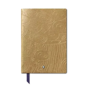 Notebook #146 piccolo, Masters of Art Omaggio a Gustav Klimt, colore oro – A righe