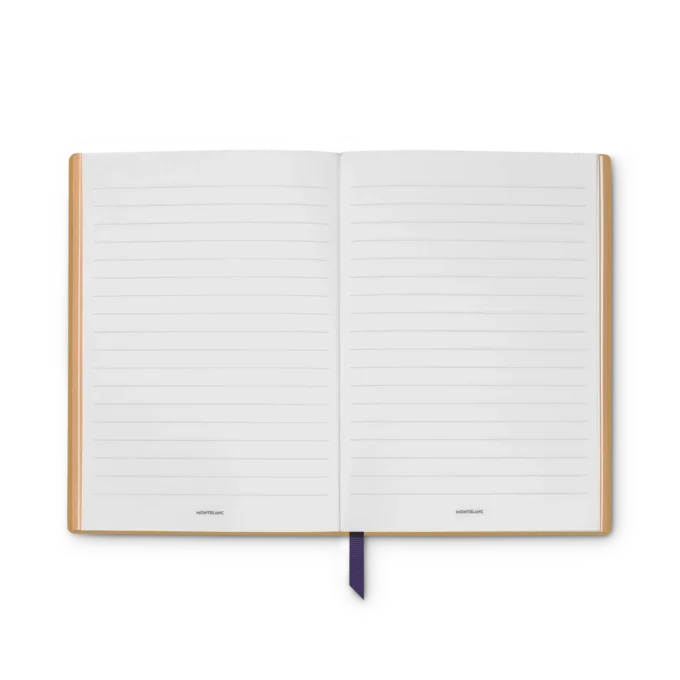 Notebook #146 piccolo, Masters of Art Omaggio a Gustav Klimt, colore oro – A righe