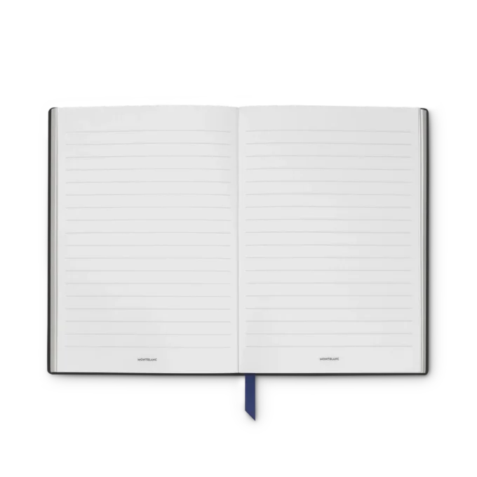 Notebook #163 medio, Meisterstück The Origin Collection, blu – a righe