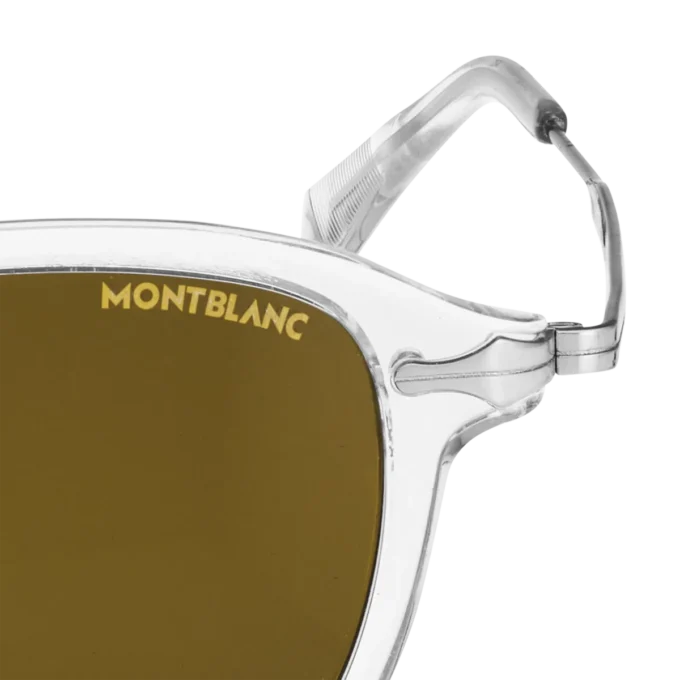 Occhiali da sole rotondi con montatura iniettata di colore grigio Occhiali da sole rotondi con montatura iniettata di colore grigio