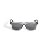 Occhiali da sole squadrati con montatura in acetato grigio Occhiali da sole squadrati con montatura in acetato grigio