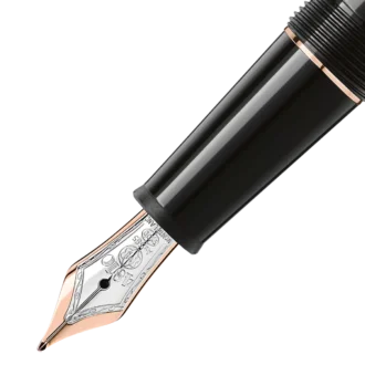 Penna stilografica Meisterstück Classique placcata oro rosa (F)