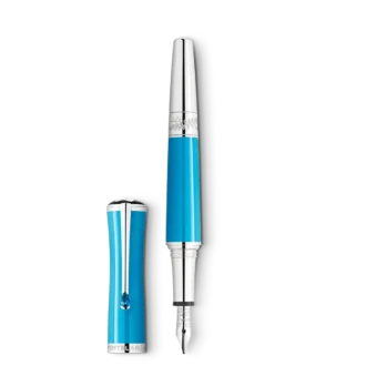 Penna stilografica Montblanc Maria Callas Special Edition color turchese