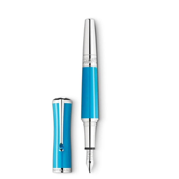 Penna stilografica Montblanc Maria Callas Special Edition color turchese