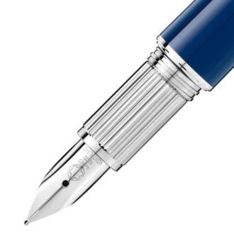 Penna stilografica StarWalker Blue Planet in resina preziosa (M)