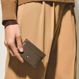 Portacarte in pelle martellata 5cc