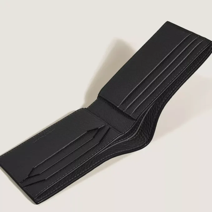 Portafoglio in pelle martellata 6cc