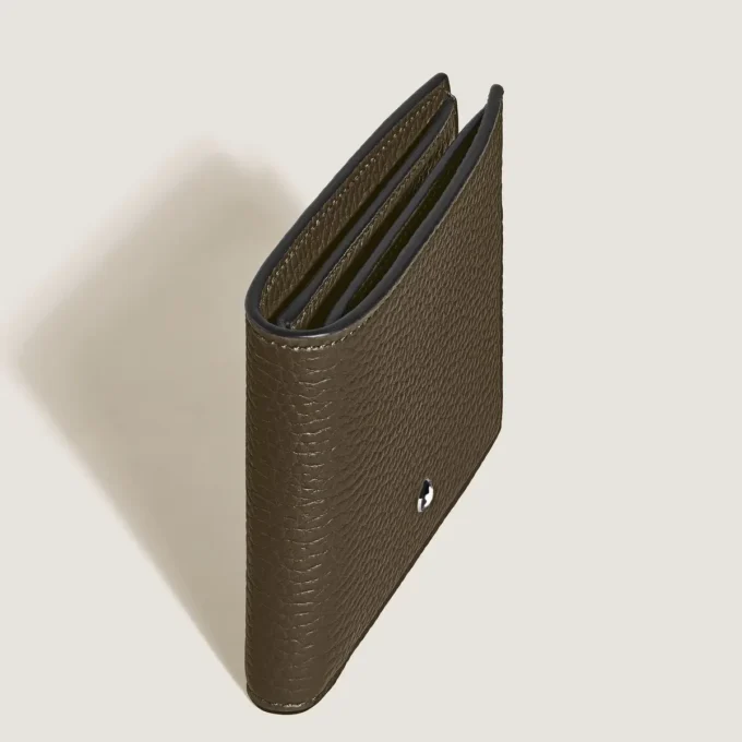 Portafoglio in pelle martellata 6cc