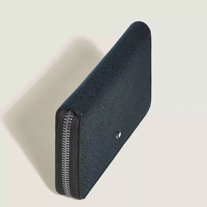 Portafoglio medio Sartorial 12cc con zip