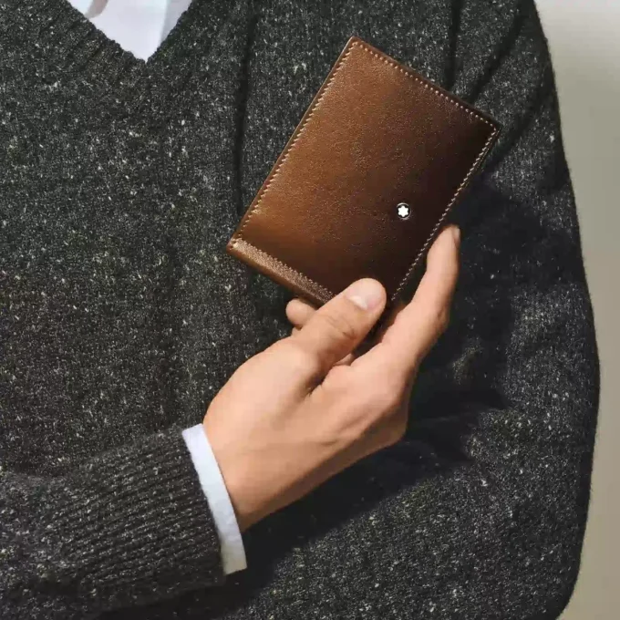 Portafoglio Meisterstück 6cc con fermasoldi