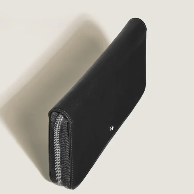 Portafoglio morbido 12cc con zip