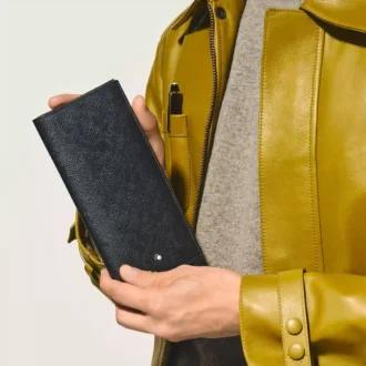 Portafoglio Sartorial 14cc con tasca con zip