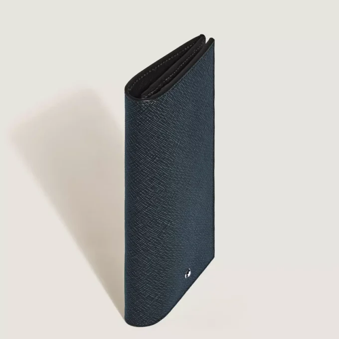 Portafoglio Sartorial 14cc con tasca con zip