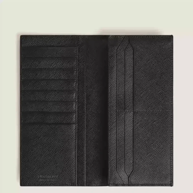 Portafoglio Sartorial 14cc con tasca con zip