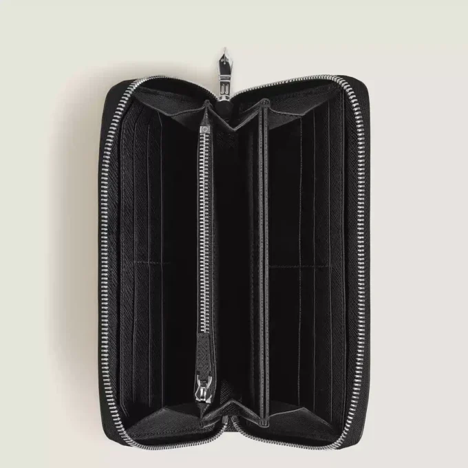 Portafoglio sartoriale 12cc con zip Portafoglio sartoriale 12cc con zip