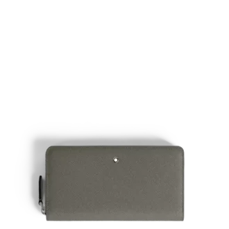 Portafoglio sartoriale con zip 12cc