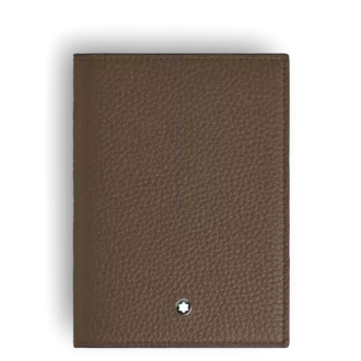 Portapassaporto in pelle martellata