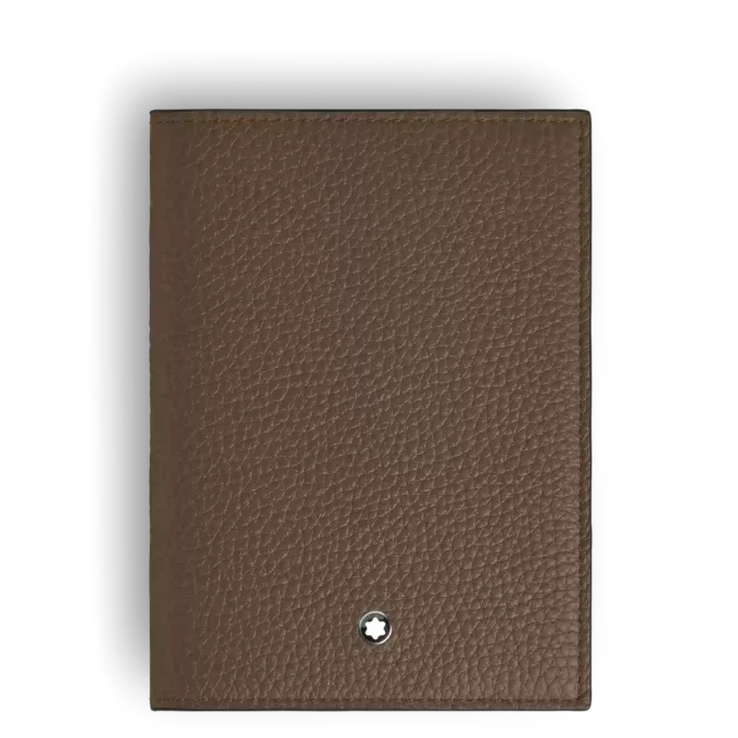 Portapassaporto in pelle martellata