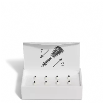 Punte di ricambio in lino per penna digitale Montblanc colore avorio